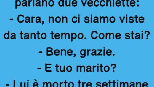 Sedute su una panchina parlano due vecchiette