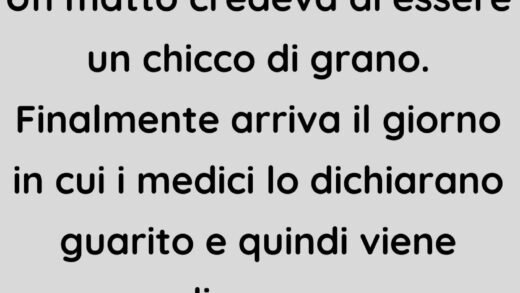 Un matto credeva di essere un chicco di grano