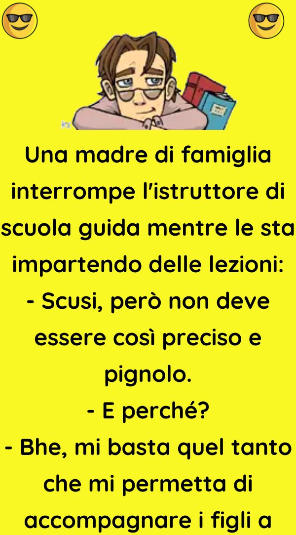 Una madre di famiglia interrompe l'istruttore - Scherzi Divertenti