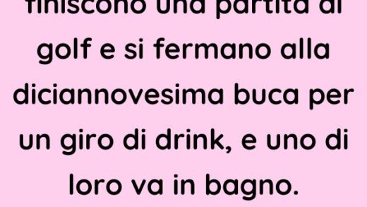 Questi quattro ragazzi finiscono una partita di golf