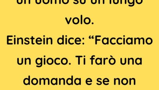 Einstein è sconcertato dalla domanda interrogativa di quest’uomo