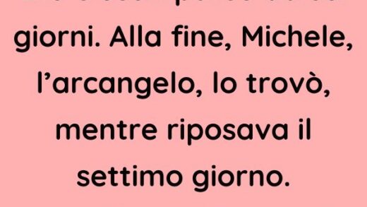 Quando Dio ha creato la Terra, spiega che ha messo l’equilibrio in tutte le cose