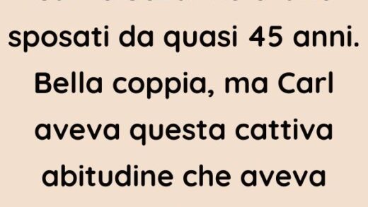 Carl aveva questa cattiva abitudine che aveva sempre disgustato Suzanne