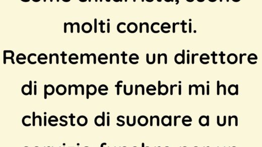 Il chitarrista si perde sulla strada per il suo concerto