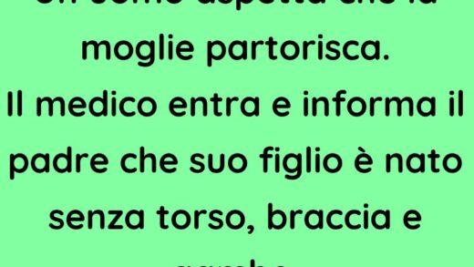 Il medico entra e informa