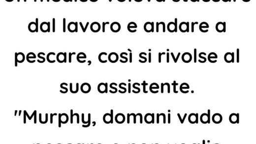 Un medico voleva staccare dal lavoro e andare a pescare