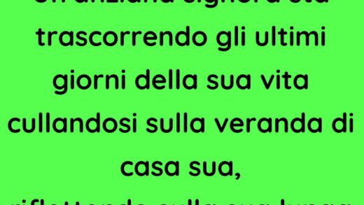 A questa vecchia donna sono stati concessi tre desideri